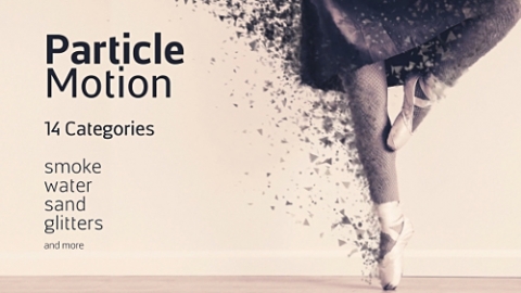 AE模板 粒子运动 照片动画特殊效果 Particle Motion   Photo Animation Particular Effects