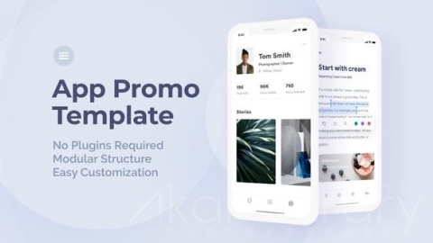 AE模板 手机应用程序促销 Phone App Promo