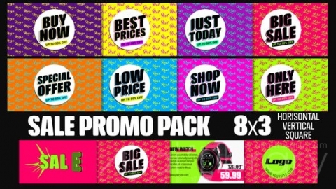 AE模板 促销包 Sale Promo Pack