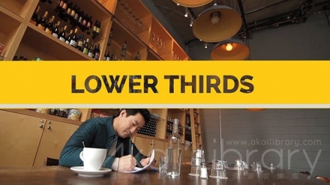 AE模板 栏目标题 Simple Transformation Lower thirds