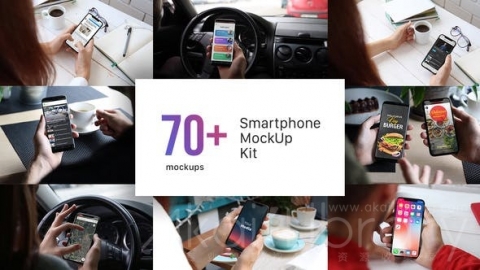 AE模板 智能手机模型套件 Smartphone Mockup Kit