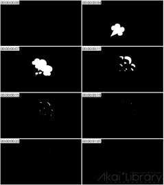AE模板 卡通烟雾元素 Cartoon Smoke Elements Pack 01