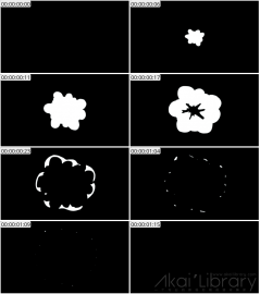 AE模板 卡通烟雾元素 Cartoon Smoke Elements Pack 08