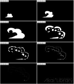 AE模板 动态卡通烟雾 Dynamic Cartoon Smoke | After Effects 10