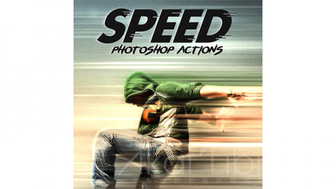 PS动作 速度Speed   Photoshop Actions