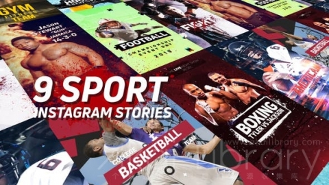 AE模板 运动Instagram故事包 Sport Instagram Stories Pack