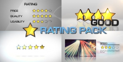 AE模板 星级评定包 Star Rating Pack