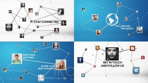 AE模板 保持联系 Stay Connected