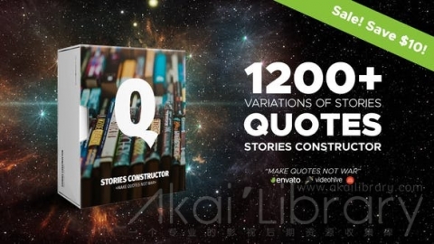 AE模板 故事构造器 引号 Stories Constructor   Quotes