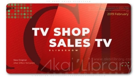 AE模板 电视商店销售幻灯片 TV Shop Sales Slideshow