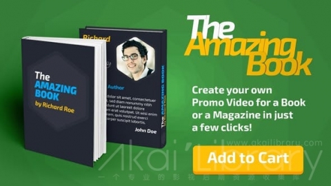 AE模板 惊人的图书宣传视频 The Amazing Book   Promo Video