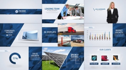 AE模板 公司视频包 The Edge   Corporate Video Package