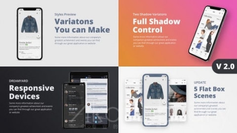 AE模板 应用程序演示工具包 TheX   App Presentation Kit