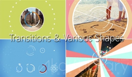 AE模板 过渡和各种形状 Transitions & Various Shapes