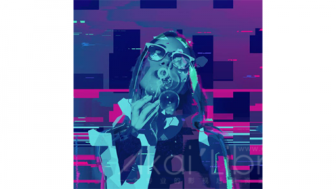 PS动作-故障Twitch Glitch Photoshop Action