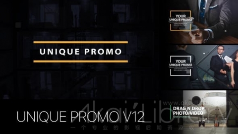 AE模板 独特的促销企业演示 Unique Promo v12  Corporate Presentation