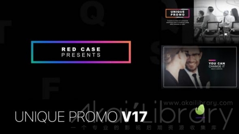 AE模板 独特的促销企业演示 Unique Promo v17  Corporate Presentation