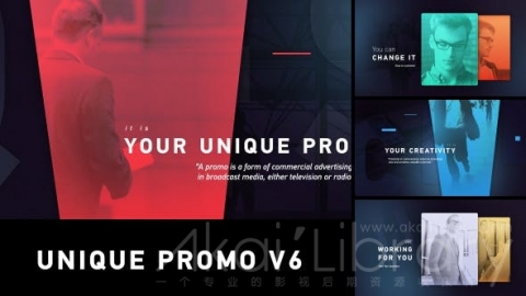 AE模板 独特的促销企业演示 Unique Promo v6  Corporate Presentation