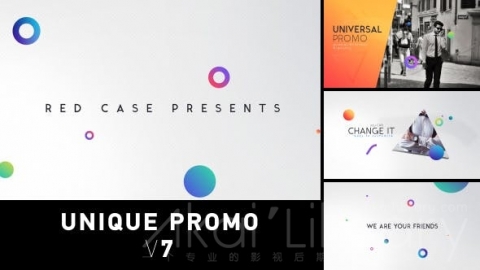 AE模板 独特的促销企业演示 Unique Promo v7  Corporate Presentation