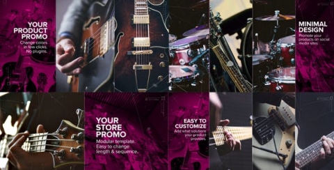 AE模板 乐观的商店或产品促销 Upbeat Store or Product Promo