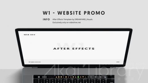 AE模板 网站宣传 W1   Website Promo
