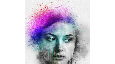 PS动作-水滴画Water Drop Painting Photoshop Action