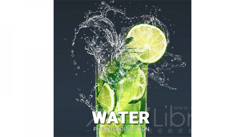 PS动作 水Water Photoshop Action