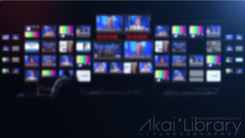 AE模板 突发新闻虚拟背景 Breaking News Virtual Set 1