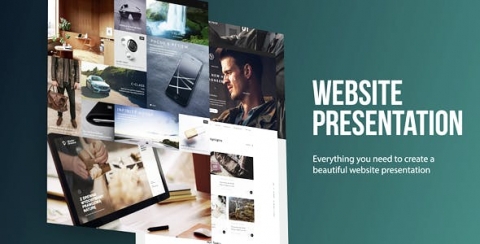 AE模板 网站演示 Website presentation