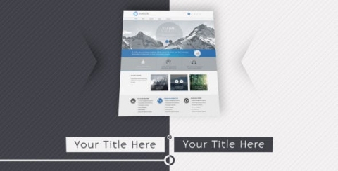 AE模板 网站演示 Website presentation