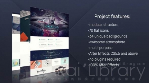 AE模板 网站演示包 Website Presentation Pack