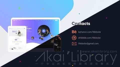 AE模板 网站视频演示 Website Video Presentation