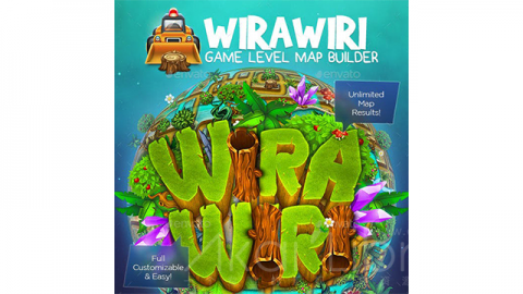 PS动作 游戏级地图生成器Wirawiri  Game Level Map Builder