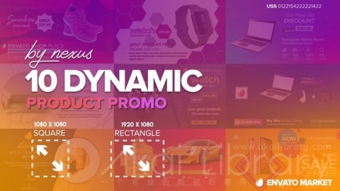 AE模板 动态产品促销 Dynamic Product Promo