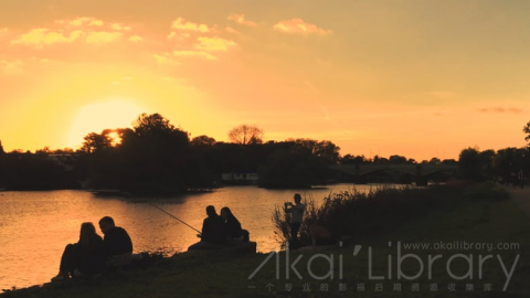 视频素材 4K城市公园宣传片  Richmond sunset with the iPhone 6s