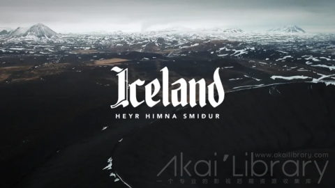 视频素材 4K自然风光宣传片Iceland 4K Drone Film  Heyr Himna Smiður
