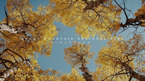 视频素材 4K自然风光宣传片Rocky Mountain National Park in 4K