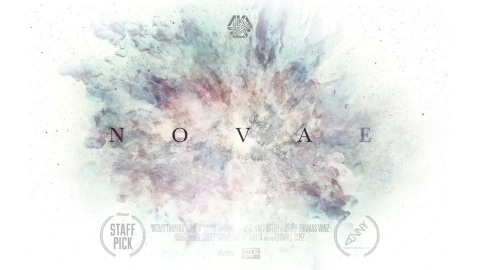 视频素材 1080P抽象创意视频NOVAE   An aesthetic vision of a supernova