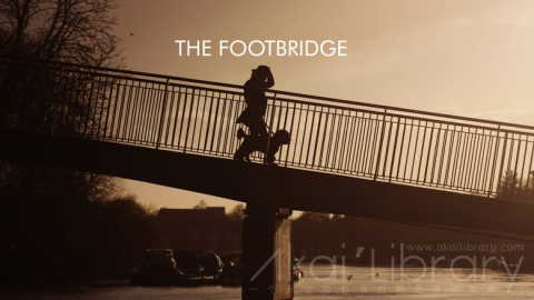 视频素材 4K城市河边桥风光宣传片The Footbridge  Kinefinity TERRA 4K test footage