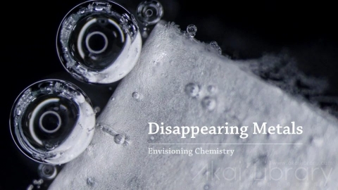 视频素材 1080P科学反应创意视频Envisioning Chemistry  Disappearing Metals