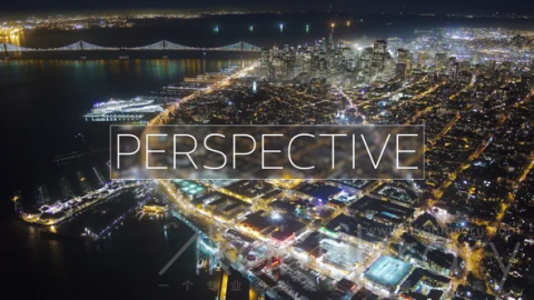 视频素材 4K城市夜景航拍宣传片Perspective  4K