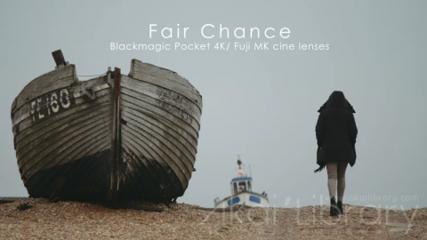 视频素材 4K前往海边搁浅的船宣传片A fair Chance  Blackmagic Pocket 4K  Fuji MK cine lenses