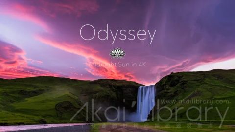 视频素材 4K群山高山自然风光延时宣传片Odyssey The Midnight Sun in 4K