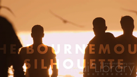 视频素材 4K沙滩城市风光宣传片The Bournemouth Silhouette