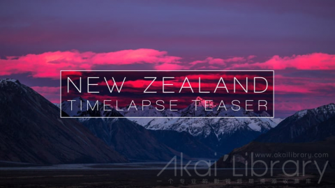 视频素材 4K星空雪山群山自然风光延时宣传片 NEW ZEALAND   TIMELAPSE TEASER.mp4