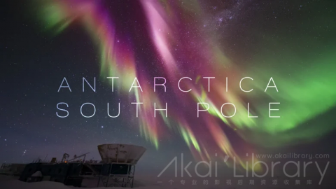 视频素材 4K极光星空自然风光延时宣传片 SOUTH POLE | NIGHT IN ANTARCTICA.mp4