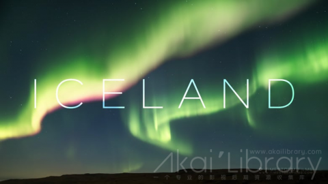 视频素材 4K极光湖泊高山自然风光延时宣传片 100 HOURS IN ICELAND