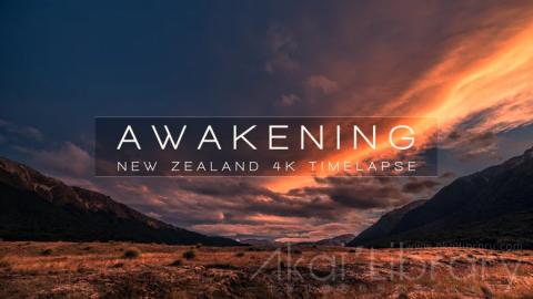 视频素材 4K湖泊群山星空自然风光延时宣传片 AWAKENING | NEW ZEALAND 4K