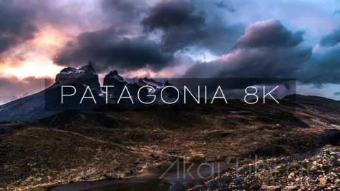 视频素材 4K湖泊群山自然风光延时宣传片 PATAGONIA
