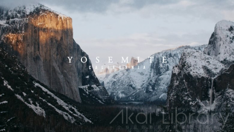 视频素材 4K雪山自然风光宣传片YOSEMITE  4K